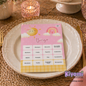 Bingo Raio de Sol - Rosa